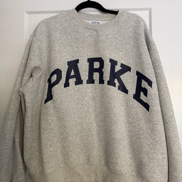 Parke Sweaters - Parke Varsity Crewneck Sweatshirt L/XL